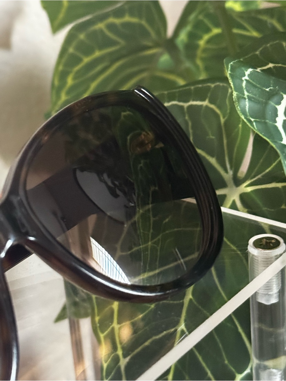 Christian Dior Tortoiseshell Oversized Sunglasses Brown Gradient Vintage - Picture 5 of 9